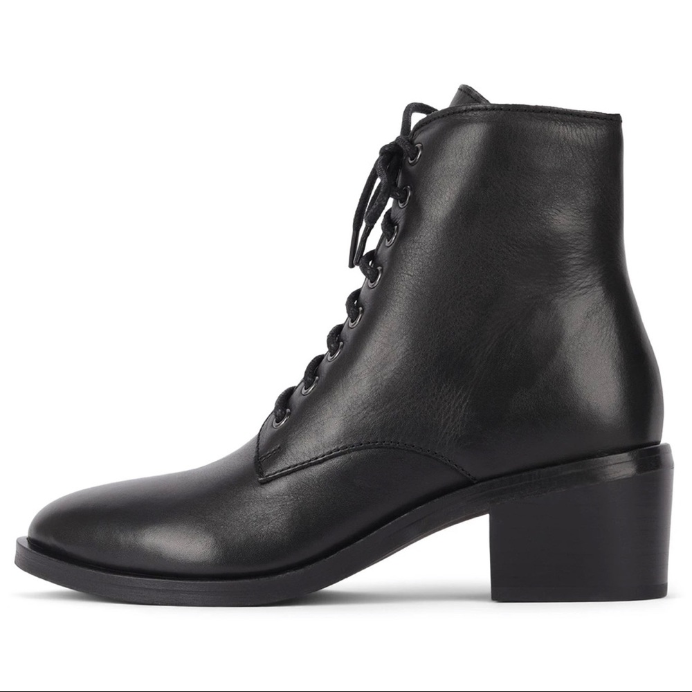 Jeffrey Campbell Gamin Leather Boot Lace Up Sz 7